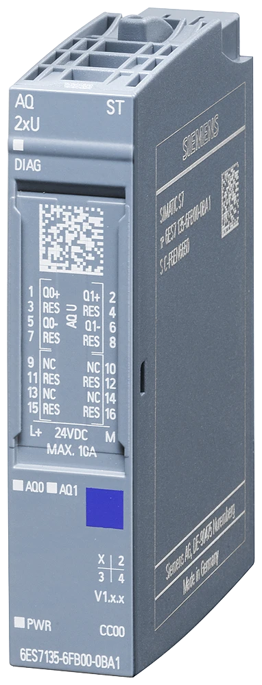 Siemens Veldbus, dec. periferie - analoge in- en uitgangsmodule 6ES7135-6FB00-0BA1 6ES71356FB000BA1 462750