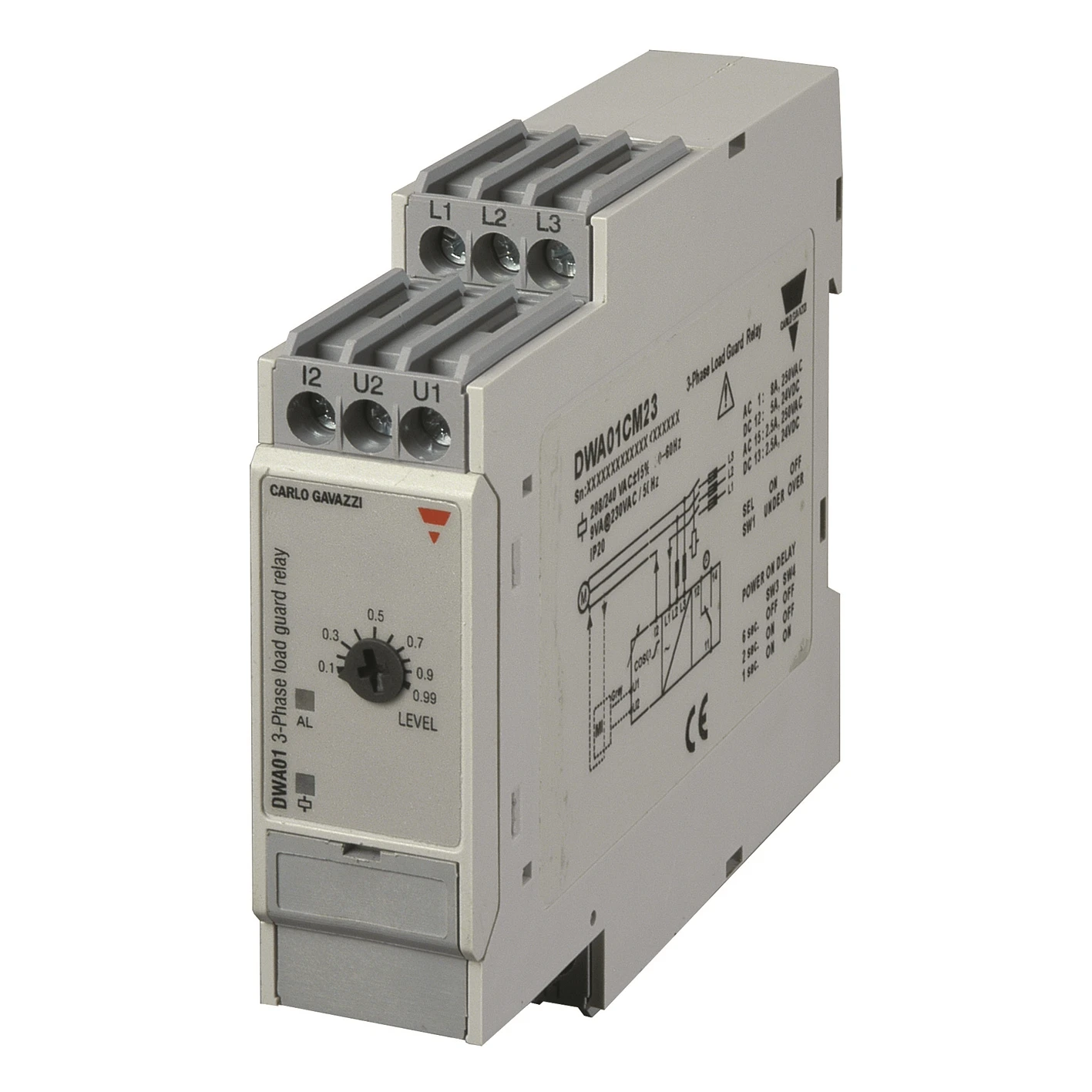 Carlo Gavazzi Cos phi-relais CG COS PHI BEWAKINGSRELAIS DWA01CM235A 466076