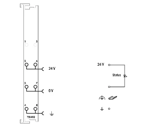 Wago - Veldbus, dec. periferie - voedings- en segmentmodule - 750-602 750-602 4706359