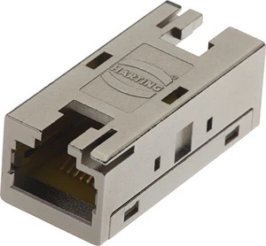 Harting - Datacom contactdoos (twisted pair) - RJI RJ45 10G Cat6, 8p IP20 coupler 09455451560 48581