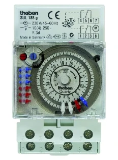 Theben - Analoge schakelklok voor paneelbouw - SUL 188 g 45X52,5X60 1880033 51837