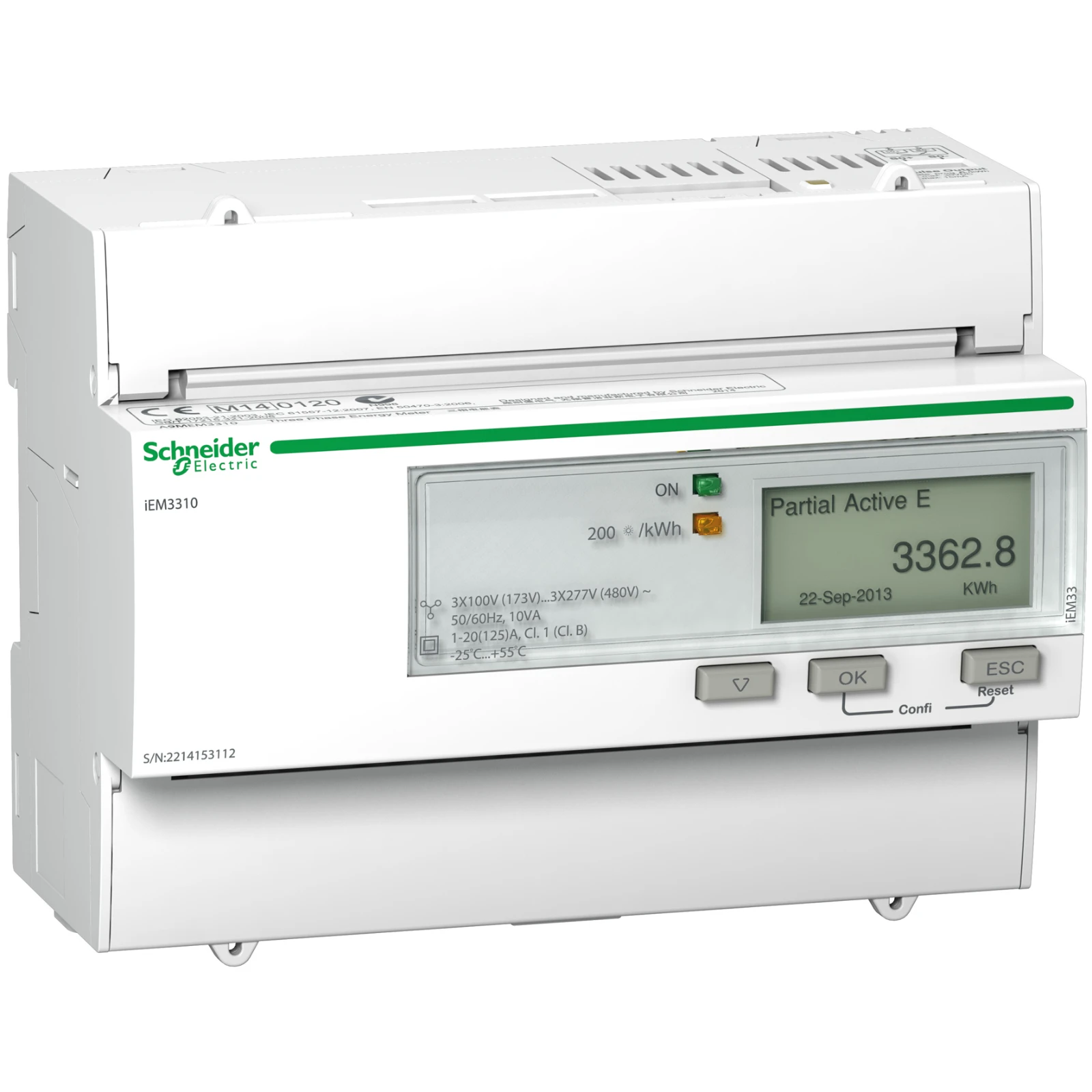 Schneider Electric Elektriciteitsmeter A9MEM3310 A9MEM3310 530946