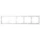 Schneider Electric - Afdekraam schakelmateriaal - MTN4050-6535 MTN4050-6535 541521