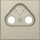 Schneider Electric - Onderdeel/centraalplaat communicatie-schakelmateriaal - MTN4123-6033 MTN4123-6033 541589