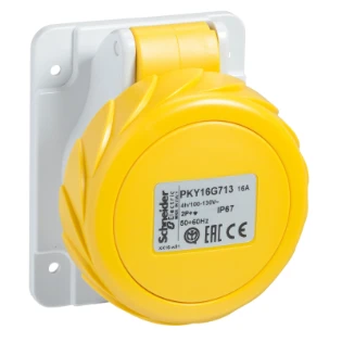 Schneider Electric - CEE-contactdoos, aanbouw - PKY16G715 PKY16G715 544823