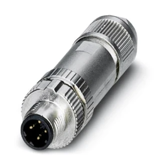 Phoenix Contact - Ronde connector, veldzijdig confectioneerbaar (industrieconnector) - SACC-M12MSD-4PL SH PN 1424682 55059