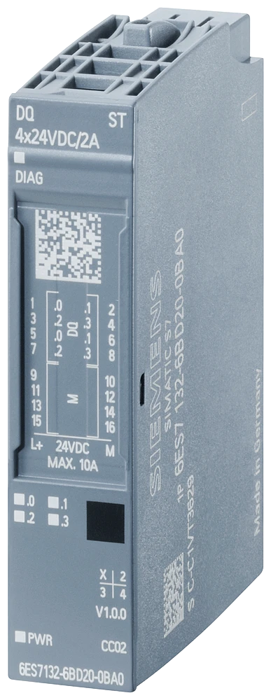 Siemens Veldbus, dec. periferie - digitale in- en uitgangsmodule 6ES7132-6BD20-0BA0 6ES71326BD200BA0 558805
