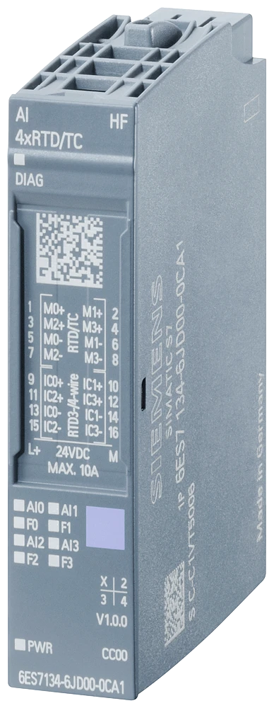 Siemens Veldbus, dec. periferie - analoge in- en uitgangsmodule 6ES7134-6JD00-0CA1 6ES71346JD000CA1 559501