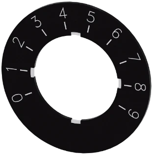 Siemens - Tekstschild voor drukknop/signaallamp - 3SU1900-0BG16-0RT0 3SU19000BG160RT0 575468