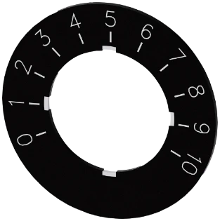 Siemens - Tekstschild voor drukknop/signaallamp - 3SU1900-0BG16-0SA0 3SU19000BG160SA0 577569