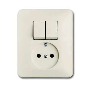 ABB - Schakelaar/wandcontactdoos combinatie - 4310/5 UJ-212-503 2CKA001611A0151 583958