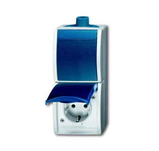 ABB - Schakelaar/wandcontactdoos combinatie - 2601/6/20EW-53-503 2CKA001684A0319 583974