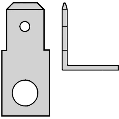 Klemko Aderdoorverbinder rond/vlak B63090581-HM 215395 61199