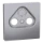 Schneider Electric - Onderdeel/centraalplaat communicatie-schakelmateriaal - MTN4123-6036 MTN4123-6036 6144985