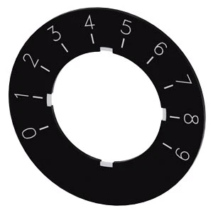 Siemens - Tekstschild voor drukknop/signaallamp - 3SU1900-0BG16-0RT0 3SU19000BG160RT0 62118