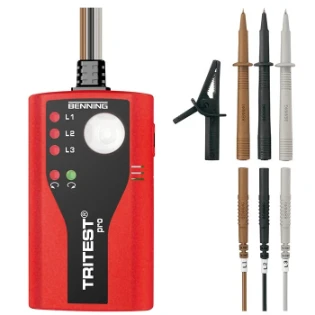 Benning - Indicator voor draaiveldrichting - Draaiveldrichtingtester 020052 62445