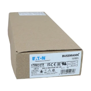 Eaton - HRC zekering - FUSE 125A 690V 000TN/80 AR UC 170M1418 6339686