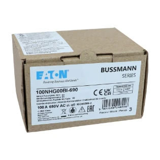 Eaton - Smeltpatroon (mes) - NH FUSE 100AMP 690V gG SIZE 00 DUAL 100NHG00BI-690 6339819