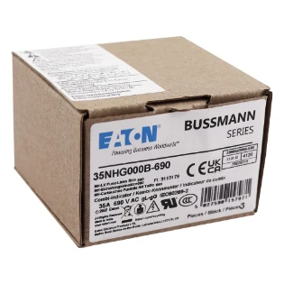 Eaton - Smeltpatroon (mes) - NH FUSE 35AMP 690V SIZE 000 GG MGL 35NHG000B-690 6349232