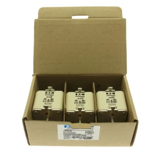 Eaton - Smeltpatroon (mes) - NH FUSE 315AMP 500V gG SIZE 3 DUAL 315NHG3B 6351570