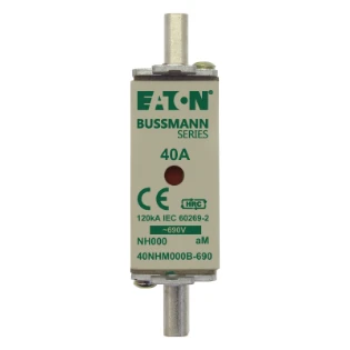 Eaton - Smeltpatroon (mes) - NH FUSE 40A 690V aM SIZE 000 40NHM000B-690 6353862