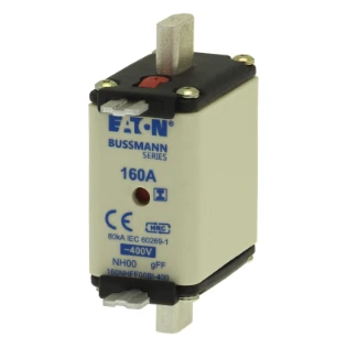Eaton - Smeltpatroon (mes) - 160Amp 400V AC GFF 00 NH FUSE 160NHFF00BI-400 6354355