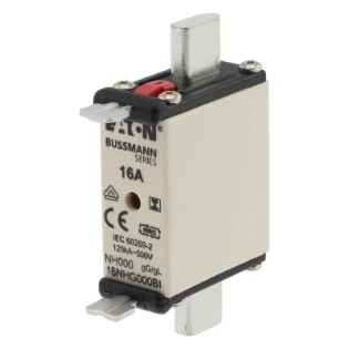 Eaton - Smeltpatroon (mes) - NH FUSE 16AMP 500V SIZE 000 GG IMGL 16NHG000BI 6356124
