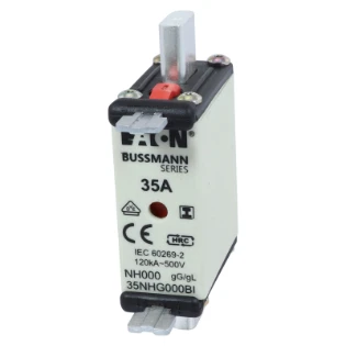 Eaton - Smeltpatroon (mes) - NH FUSE 35AMP 500V SIZE 000 GG IMGL 35NHG000BI 6366998
