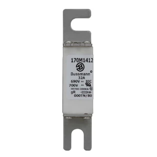 Eaton - HRC zekering - FUSE 32A 690V 000TN/80 GR UC 170M1412 6375551