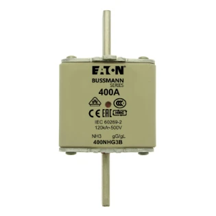 Eaton - Smeltpatroon (mes) - NH FUSE 400AMP 500V gG SIZE 3 DUAL 400NHG3B 6376502