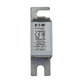 Eaton - HRC zekering - FUSE 25A 1000V 00TN/80 AR 170M4823 6377911