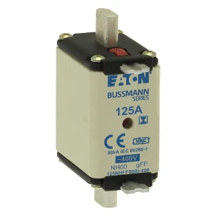 Eaton - Smeltpatroon (mes) - 125Amp 400V AC GFF 00 NH FUSE 125NHFF00BI-400 6379086