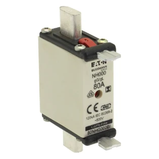 Eaton - Smeltpatroon (mes) - NH FUSE 80AMP 500V SIZE 000 GG IMGL 80NHG000BI 6379850