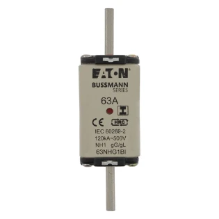 Eaton - Smeltpatroon (mes) - NH FUSE 63A 500V gG SIZE 1 63NHG1BI 6380455