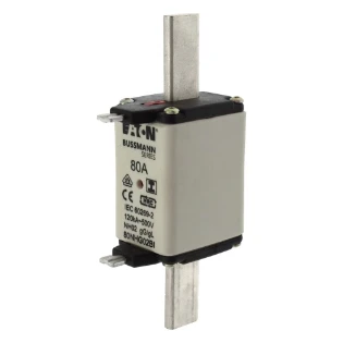 Eaton - Smeltpatroon (mes) - NH FUSE 80A 500V GL/GG SIZE 02 80NHG02BI 6380662