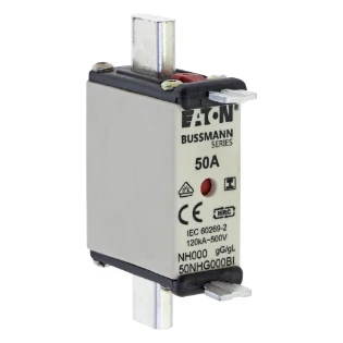 Eaton - Smeltpatroon (mes) - NH FUSE 50AMP 500V SIZE 000 GG IMGL 50NHG000BI 6381480