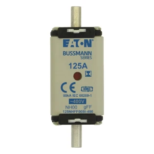 Eaton - Smeltpatroon (mes) - 125Amp 400V AC GFF 00 NH FUSE 125NHFF00BI-400 6382130