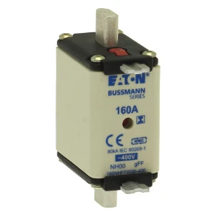 Eaton - Smeltpatroon (mes) - 160Amp 400V AC GFF 00 NH FUSE 160NHFF00BI-400 6382145