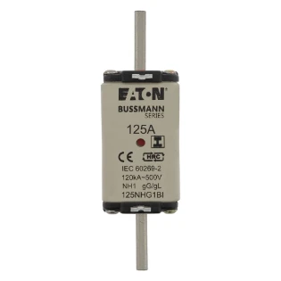 Eaton - Smeltpatroon (mes) - NH FUSE 125AMP 500V gG SIZE 1 DUAL 125NHG1BI 6382222