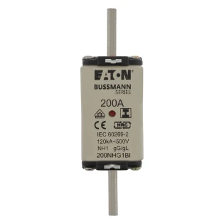 Eaton - Smeltpatroon (mes) - NH FUSE 200A 500V GL/GG SIZE 1 200NHG1BI 6383718