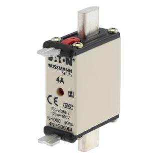 Eaton - Smeltpatroon (mes) - NH FUSE 4AMP 500V SIZE 000 GG IMGL 4NHG000BI 6384298