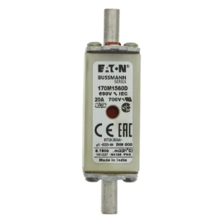 Eaton - HRC zekering - FUSE 20A 690V gR DIN 000 HSDNH 170M1560D 6384867