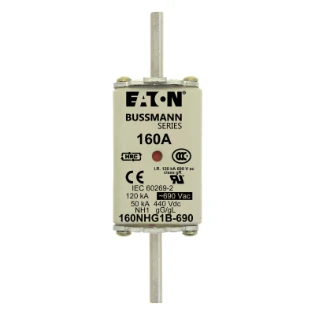 Eaton - Smeltpatroon (mes) - NH FUSE 160AMP 500V gG SIZE 1 DUAL 160NHG1B 6386705