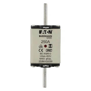 Eaton - Smeltpatroon (mes) - NH FUSE 250A 500V GL/GG SIZE 03 250NHG03BI 6386901