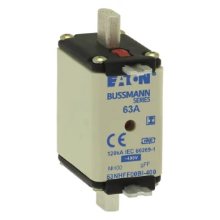 Eaton - Smeltpatroon (mes) - EATON 63Amp 400V AC GFF 00 NH FUSE 63NHFF00BI-400 6386941