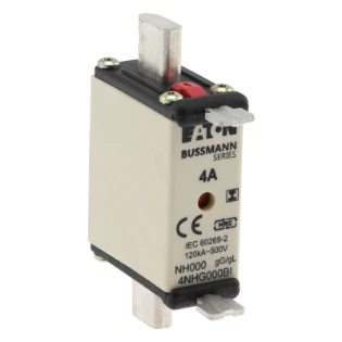Eaton - Smeltpatroon (mes) - NH FUSE 4AMP 500V SIZE 000 GG IMGL 4NHG000BI 6389050