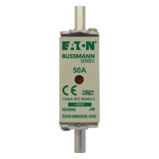 Eaton - Smeltpatroon (mes) - NH FUSE 10AMP 690V aM SIZE 000 10NHM000B-690 6390438