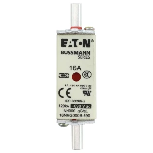 Eaton - Smeltpatroon (mes) - NH FUSE 16AMP 690V SIZE 000 GG MGL 16NHG000B-690 6409538
