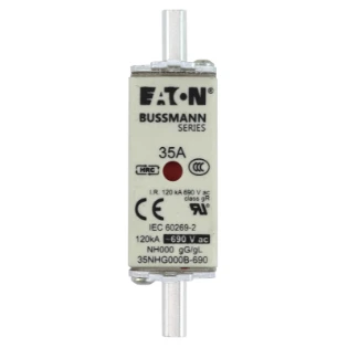 Eaton - Smeltpatroon (mes) - NH FUSE 35AMP 690V SIZE 000 GG MGL 35NHG000B-690 6412540