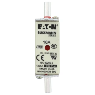 Eaton - Smeltpatroon (mes) - NH FUSE 16AMP 690V SIZE 000 GG MGL 16NHG000B-690 6412625